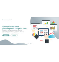 Finance Investment Planning With Analytics Chart