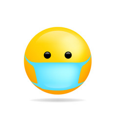 Emoji Medicine Mask Wear Icon Flu Protection