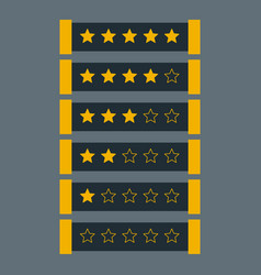 Star Rating In Dark Theme