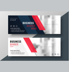 Professional Corporate Business Banner Design Vector Image