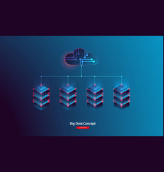 Cloud Computing Storage Hosting Services Concept