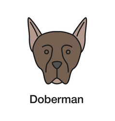 Doberman Pinscher Color Icon