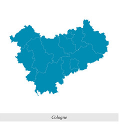 Map Of Cologne Is A Region In North