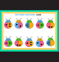 Advence Pattern Mathching Worksheet