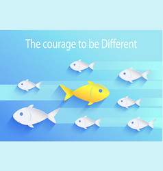 Courage To Be Different Risk Taker Fish Icon