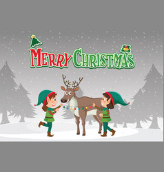 Merry Christmas Poster Design