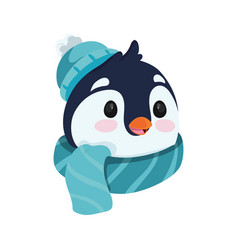 Christmas Penguin Face