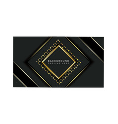 Abstract Black And Gold Background Luxury Style