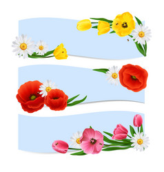 Floral Banners Horizontal