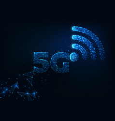 Futuristic 5g Wireless Internet Connection