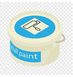 Paint Bucket Icon Isometric 3d Style