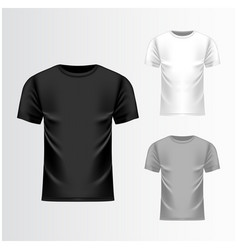 Download White Empty Mens T Shirt Back Template Vector Images Over 230