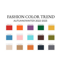 Fashion Color Trend Autumn - Winter 2022 - 2023