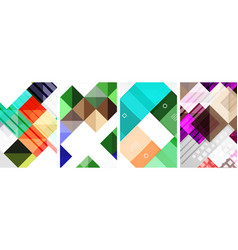 Square Abstract Poster Set