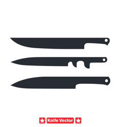 Fine Tuned Precision Knife Silhouettes