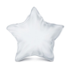 Mock Up White Pillow Star