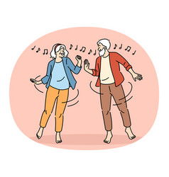 Smiling Mature Couple Dancing