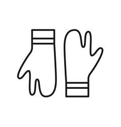 Three-fingered Gloves Icon Neoprene Gloves