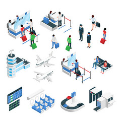 Airport Isometric Set