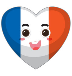 France Heart Flag Icon