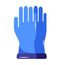 Check Out Flat Icon Of Construction Gloves