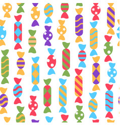 Colorful Falling Candy Seamless Pattern