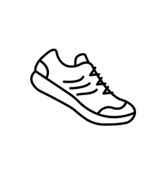 Sneakers Icon Running Shoes Line Icon