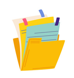 Folder With Documents Employment Business