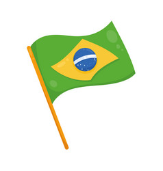 Brazil Flag Waving