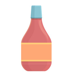 Cleaner Bottle Icon Cartoon Clean Brush