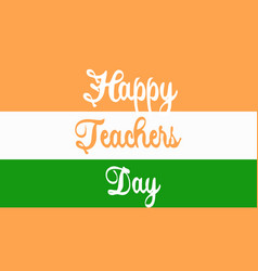 Happy Teachers Day Celebration Concept