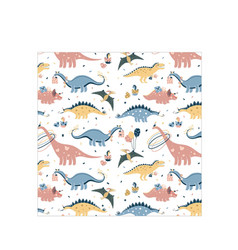 Pattern Dino Cute Celebrate Cartoon