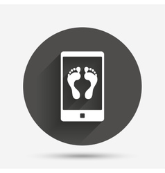 Selfie Legs Sign Icon Self Feet Photo Symbol