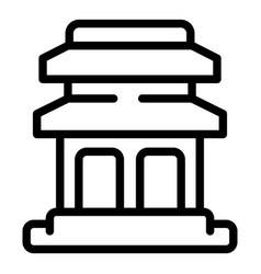 Culture Building Icon Outline Landmark