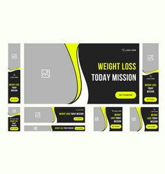 Weight Loss Web Banner Design