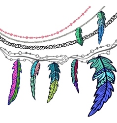 Dream Catcher Adorned With Feathers