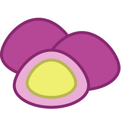 Mochi Filled Outline Icon