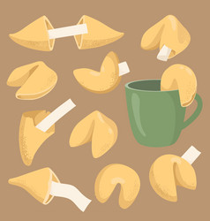 A Set Chinese Fortune Cookies