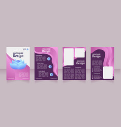 Wellness Blank Brochure Designs