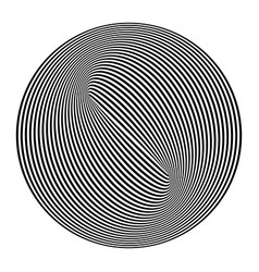 Abstract Op Art Circle Pattern