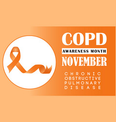 Copd Awareness Month Banner Design