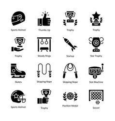 Sports And Awards Solid Icon Design