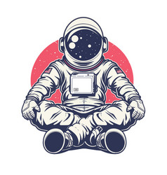 Astronaut Character Minimalist Hand Drawn