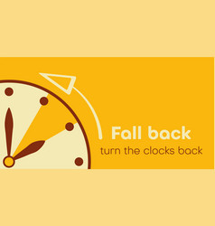 Daylight Saving Time Ends Banner Graphic