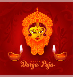 Happy Durga Pooja Navratri Festival Holiday