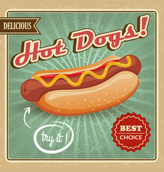 Hot Dog Poster