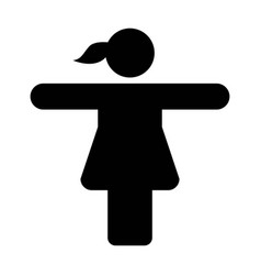 Female Icon Male Symbol With Open Hands In Flat