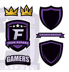 Letter F Esports Gamers Logo Template Creator