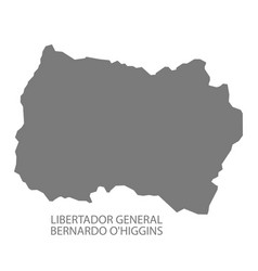 Libertador General Bernardo O Higgins Chile Map