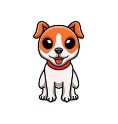 Cute Jack Russel Dog Cartoon